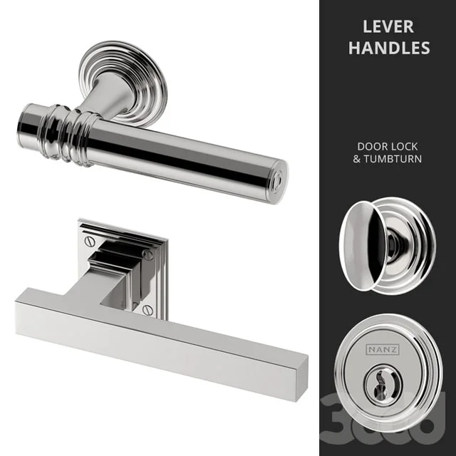 Door Lever Handles Nanz N ° 2107, 2402